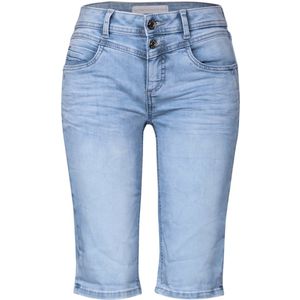 Street One Dames Bermuda jeans in Blauw, in size: 25