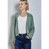 Street One - A253914 - Damesvest - Sunlit Green - Gebreid - Lange Mouwen