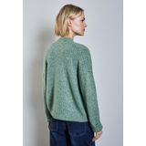 Street One - A253914 - Damesvest - Sunlit Green - Gebreid - Lange Mouwen