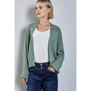 Street One - A253914 - Damesvest - Sunlit Green - Gebreid - Lange Mouwen