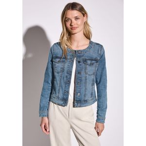 Street One Dames Denim jack in Blauw, in size: 34