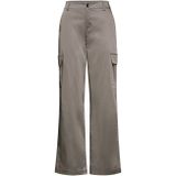 Street One Cargobroek voor dames, rechte pijpen, Ashen Maple Beige, 34W / 30L
