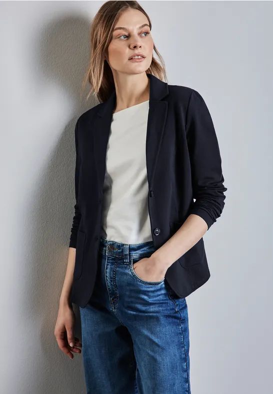 STREET ONE Sweatblazer, mit aufgenähten Taschen