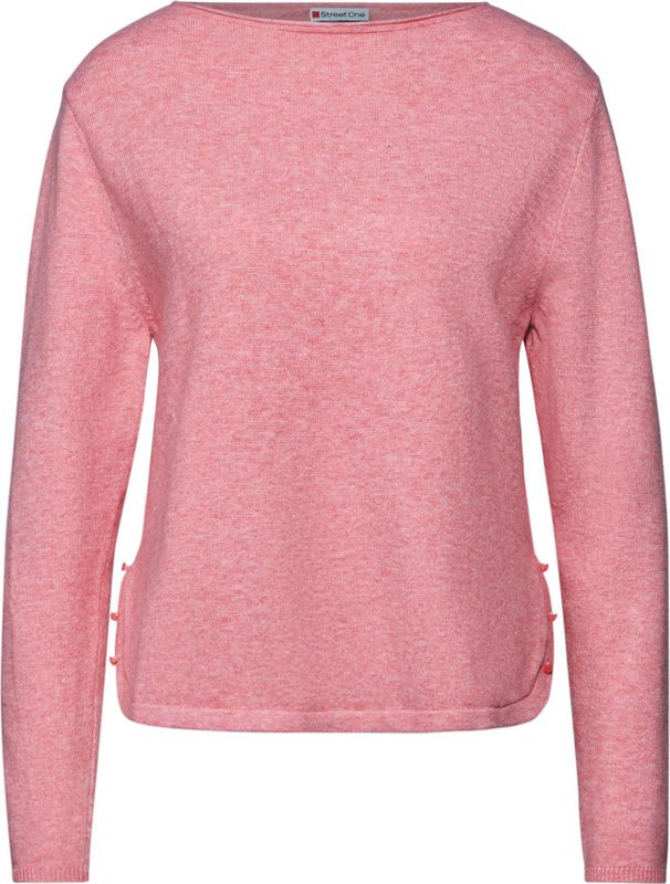 Street One - Damestrui - Gebreid - Zwart - Aangename Materiaalmix