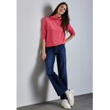 Street One Dames Gestructureerd overhemd in Roze, in size: 36