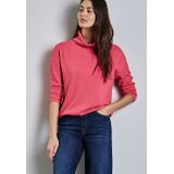 Street One Dames Gestructureerd overhemd in Roze, in size: 36