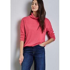 Street One Dames Gestructureerd overhemd in Roze, in size: 36