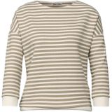 Street One - Gestreept T-shirt - Multicolor - Materiaalmix met Stretch