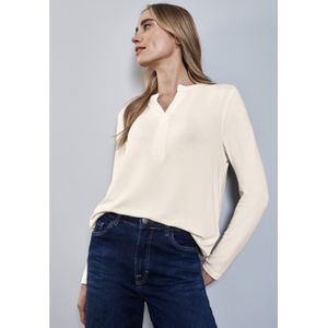 Street One - Jersey Shirt - Wit - Dames
