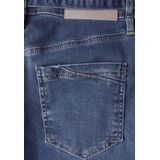 STREET ONE - Jeans - Mid Blue Soft Wash - Brede Pijpen - 28W / 30L
