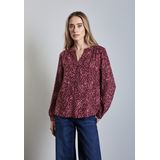 STREET ONE - Blouse - Pitaja Roze/Wijnrood/Wit