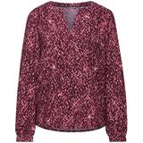 Street One - Damesblouse - Mulberry Red - 44