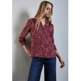 Street One - Damesblouse - Mulberry Red - 44