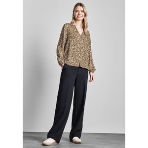 Street One Chemisier imprimé pour femme, Honey Sand, 36