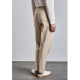 Chino Broek - Honey Sand - Met Riemlussen - Hoog Taillehoogte