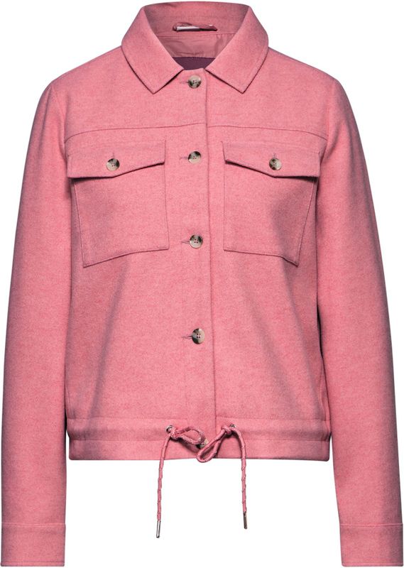 Street One - Wollen Jack - Casual - Zwart - Katoen