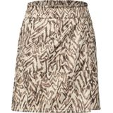 Street One Paperbag velours rok voor dames, Honey Zand, 36