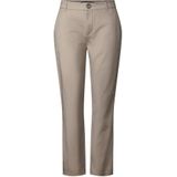 Street One - Chino - Grijs - Katoenmix met Stretch