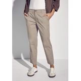 Street One - Chino - Grijs - Katoenmix met Stretch