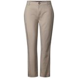 Street One - Chino - Grijs - Katoenmix met Stretch