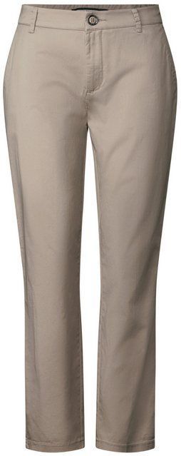 Street One - Chino - Grijs - Katoenmix met Stretch