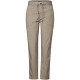 Street One - Bonny - Cargobroek - Grijs - Loose Fit met Elastische Tailleband