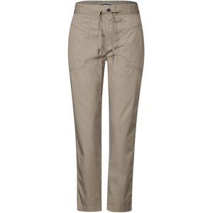 Street One - Bonny - Cargobroek - Grijs - Loose Fit met Elastische Tailleband