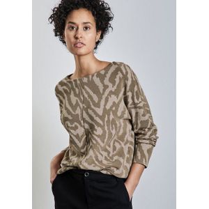 STREET ONE Jacquardpullover, mit Two-Tone Jacquard