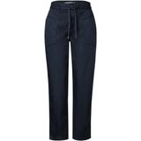 Street One Dames Cargo look broek in Blauw, in size: 32