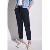 Street One Dames Cargo look broek in Blauw, in size: 32