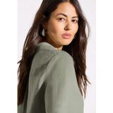 STREET ONE Linnen hemdblouse, Pale Mud Green, 36