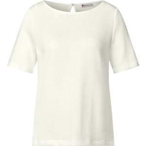 Offwhite Bikini - Met Boothals - Regular Fit - Korte Mouwen