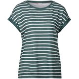 Street One - A322699 - T-shirt - Khaki - Katoen