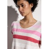 Shirttops - Glory Red - Regular Fit - Bovenmateriaal - Gestreept Patroon