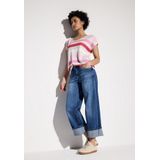 Shirttops - Glory Red - Regular Fit - Bovenmateriaal - Gestreept Patroon