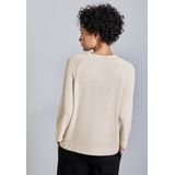 Trui - Effen - Knitwear - Ronde Hals - Driekwart Mouw - Normale Pasvorm