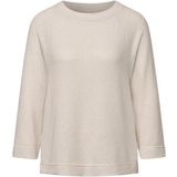 Trui - Effen - Knitwear - Ronde Hals - Driekwart Mouw - Normale Pasvorm