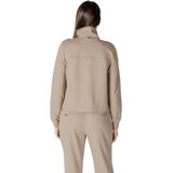 Street One - Viscose Jas - Bruin - Capuchonloos - Ritssluiting