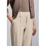 Street One - A378789 - Damesbroek - Lichtbeige - Viscose Mix met Stretchgehalte