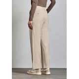 Street One - A378789 - Damesbroek - Lichtbeige - Viscose Mix met Stretchgehalte
