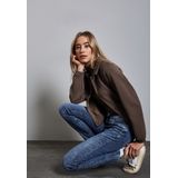 Street One - Style York - Slim Fit Jeans - Medium Blauw - Taille 28 / Lengte 30