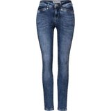 Street One - Style York - Slim Fit Jeans - Medium Blauw - Taille 28 / Lengte 30