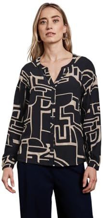 Street One - Tuniek - Grafisch Patroon - Zachte Viscosemix