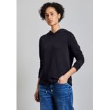 Street One - Sweat Hoodie - Grijs - Katoenmix