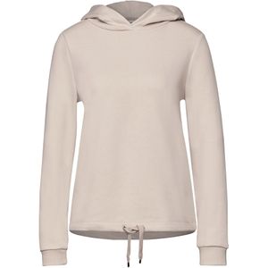 Street One Sweathoodie voor dames, Smooth Sand Beige, 38