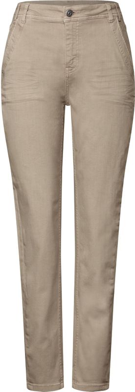 Street One - Mom Fit - Casual Jeans - Beige - High Waist