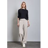 STREET ONE - Shirt - Deep tint blue - 3/4 Mouwen - 3-Knoopsmodel