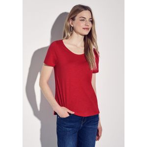 Street One - Gerda - T-shirt - Effen - Katoen-Modaalmix