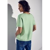 Street One - Dames Shirt - Groen - Katoen