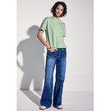 Street One - Dames Shirt - Groen - Katoen